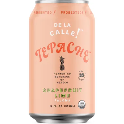 De La Calle Tepache Grapefruit Lime Paloma 12oz Can