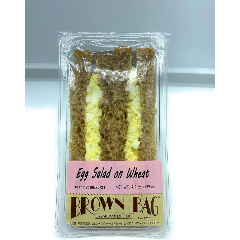 Brown Bag Egg Salad Triangle Sandwich view 1