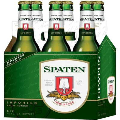 Spaten Premium Lager 6 Pack 12 oz Bottles