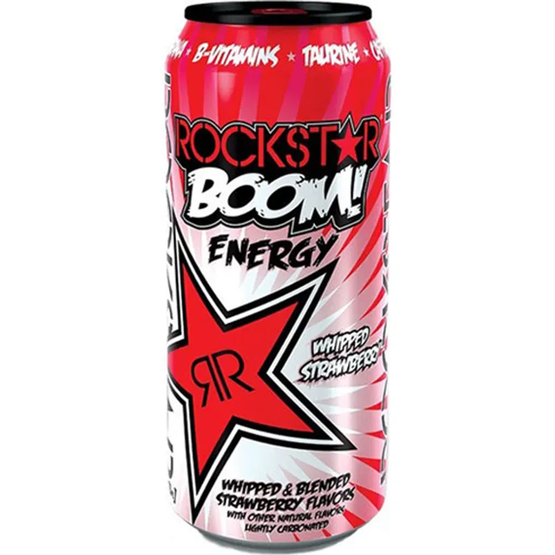 Rockstar Boom! Whipped Strawberry Energy Drink view 1