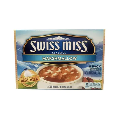 Swiss Miss Marshmallow Hot Cocoa Mix 0.73 oz Packet 50 Pack
