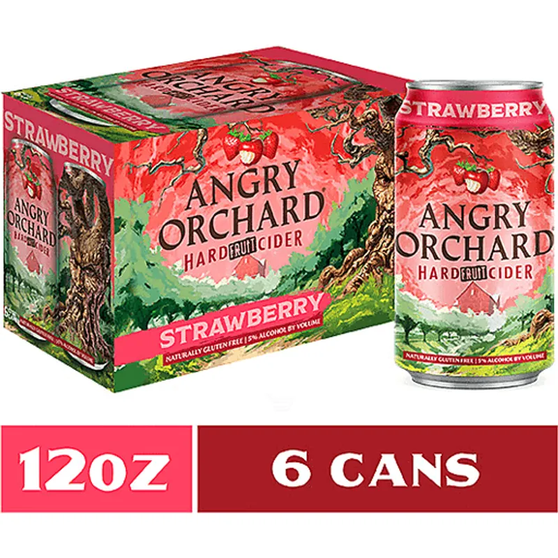 Angry Orchard Strawberry Cider view 1