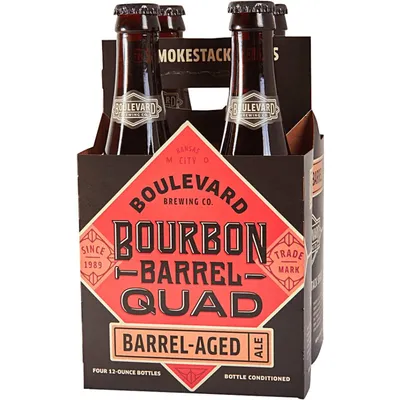 Boulevard Bourbon Barrel Quad 4 Pack 12 oz Bottles 11.8% ABV