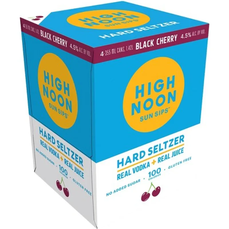 High Noon Black Cherry Hard Seltzer view 1