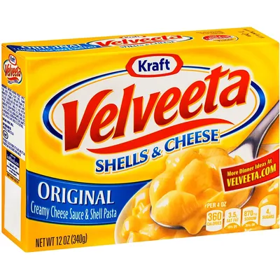 Kraft Velveeta Shells And Cheese 12oz Carton