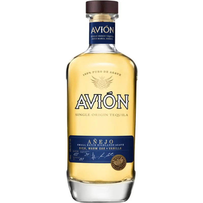 Tequila Avion Anejo view 1