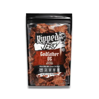 Ripped Jerky Original 2.5 oz Bag