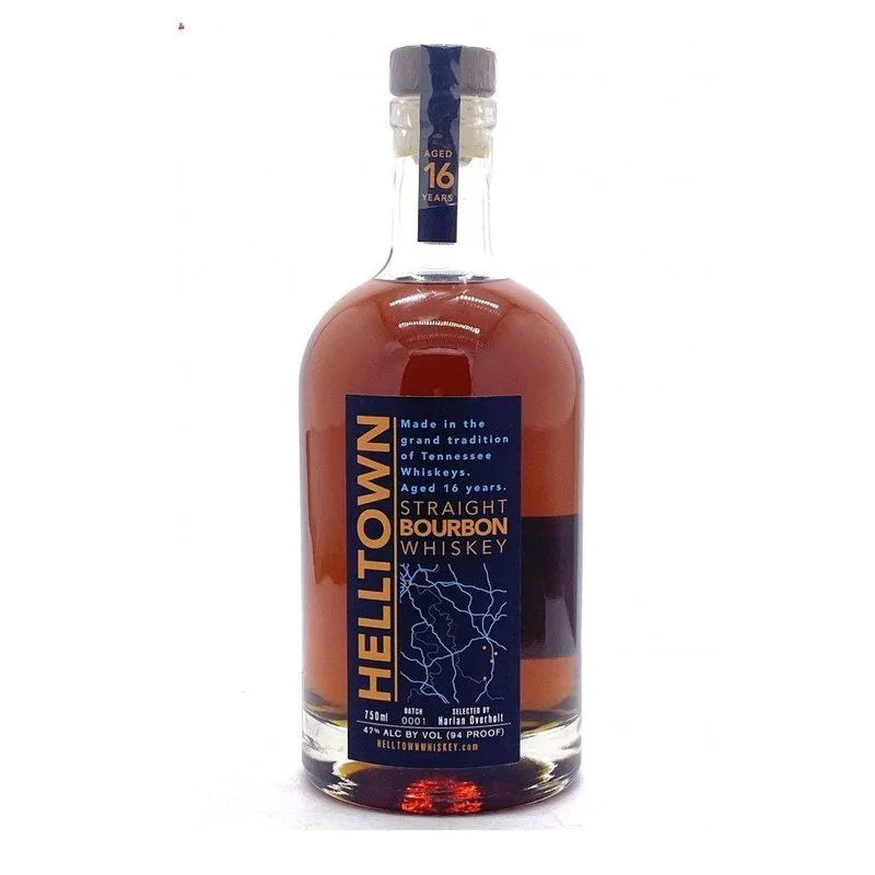 Helltown 16 Year Old Straight Bourbon Whiskey view 1