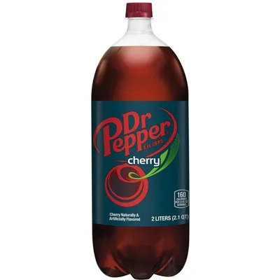 Dr Pepper Soda Cherry 2L Bottle