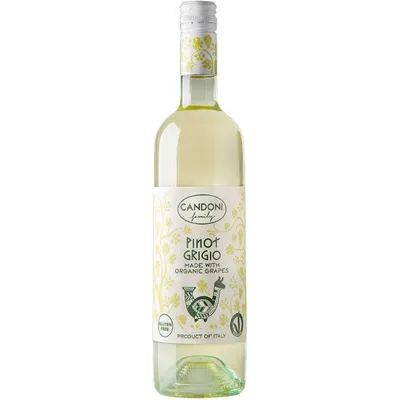 Candoni Green Veneto Organic Grapes Pinot Grigio 750mL