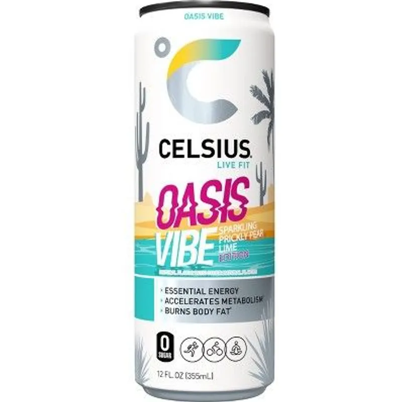 Celsius Sparkling Oasis Vibe Energy Drink view 1