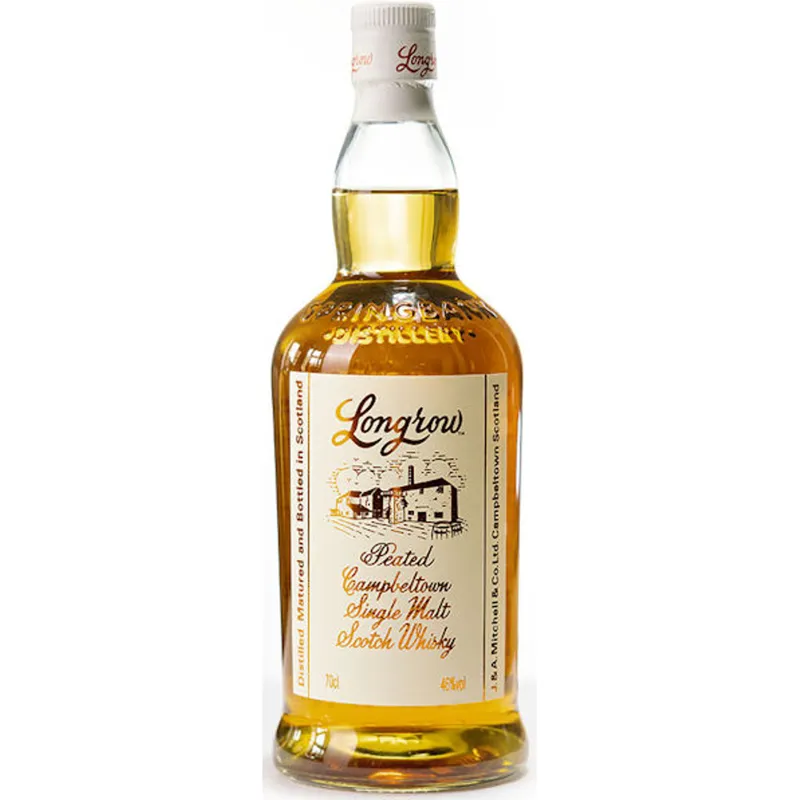 Longrow Single Malt Peated Scotch Whisky view 1