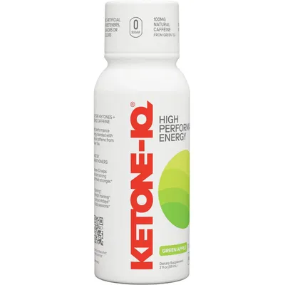 Ketone-IQ Green Apple Energy Shot 2 oz Bottle