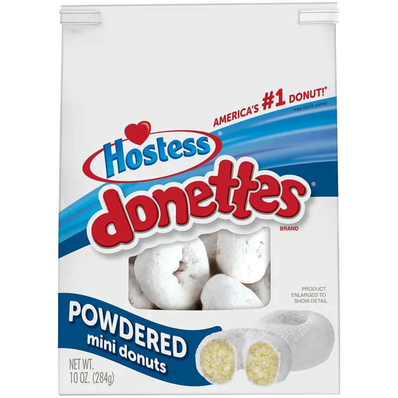 Hostess Donettes Powdered Mini Donuts view 1