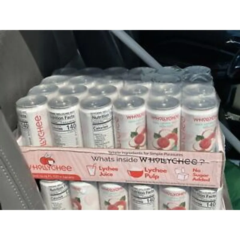 Whollychee Lychee Juice with Pulp view 1