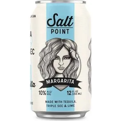 Salt Point Margarita Canned Cocktail 12 oz can