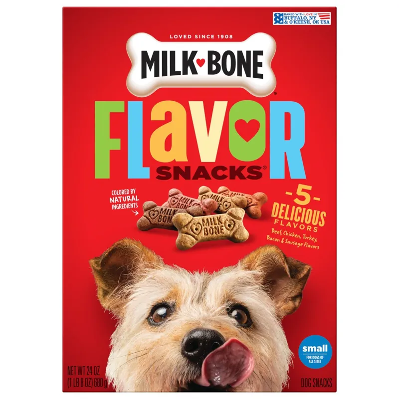 Milk-Bone Flavor Snacks Dog Biscuits Box view 1