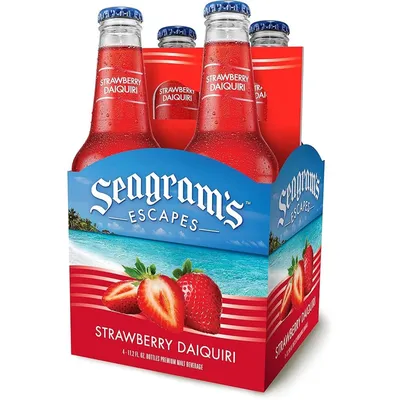 Seagram's Escapes Strawberry Daiquiri 4 Pack 44.8oz Bottles