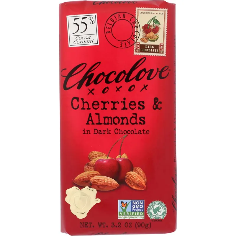 Chocolove Cherries & Almonds In Dark Chocolate view 1
