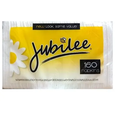 Jubilee Napkins 1-Ply 160 ct 12.8 x 10.0in