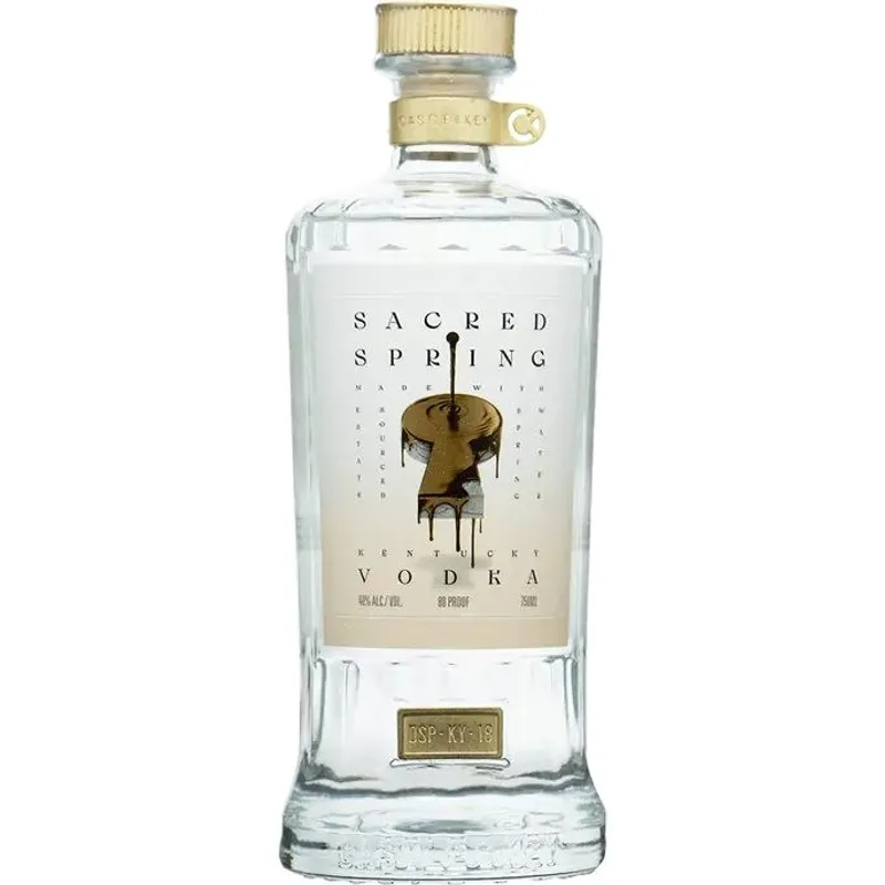 Castle & Key Sacred Spring Vodka view 1