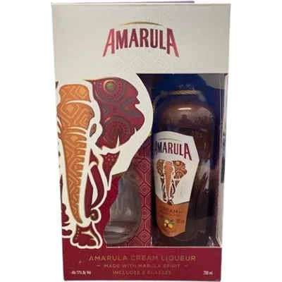 Amarula Cream Liqueur Gift Set 750mL