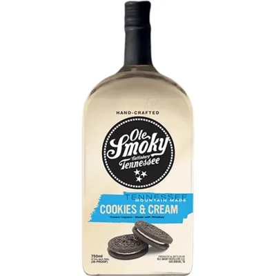 Ole Smoky Cookies & Cream Liqueur 750mL
