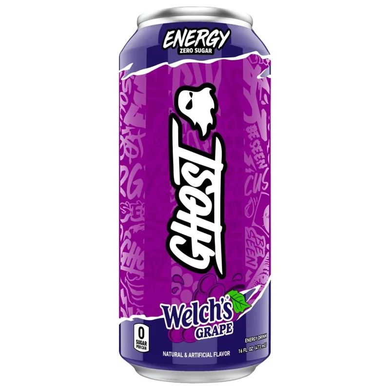 Ghost Energy Drink Welch's Grape Zero Sugar view 1