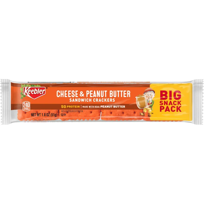 Keebler Sandwich Crackers Cheese & Peanut Butter view 1