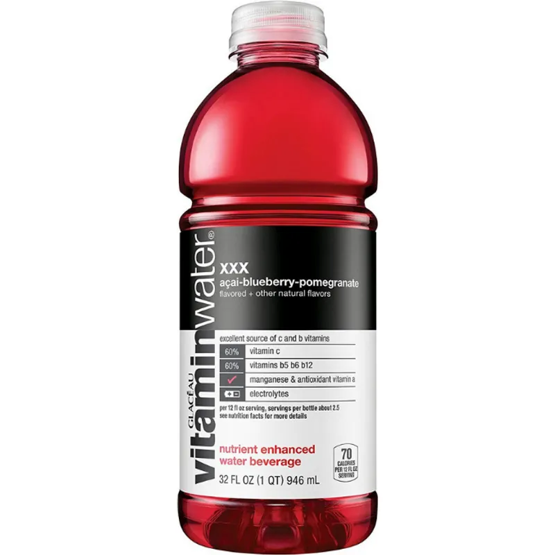 Vitaminwater XXX Açai-Blueberry-Pomegranate view 1