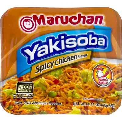 Maruchan Yakisoba Spicy Chicken Flavor Noodles 4.11 oz