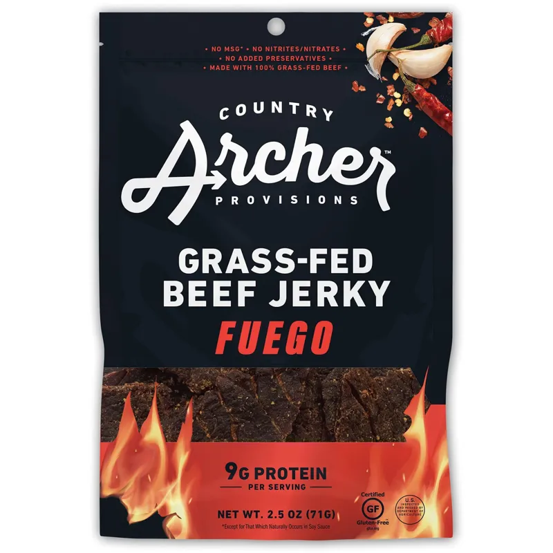 Country Archer Fuego Beef Jerky Bag view 1