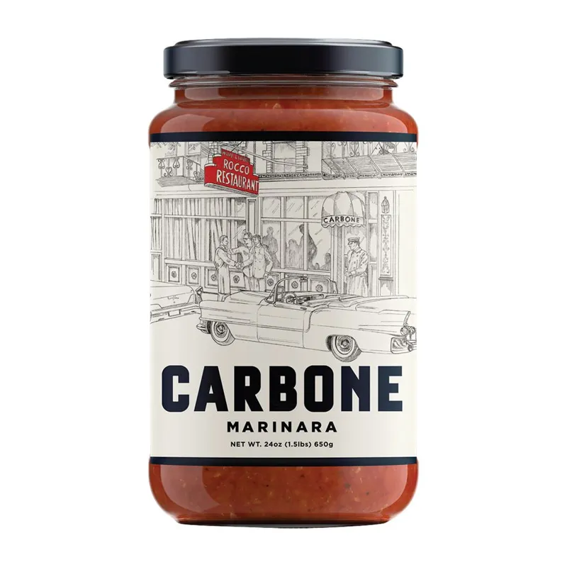 Carbone Marinara Sauce Jar view 1