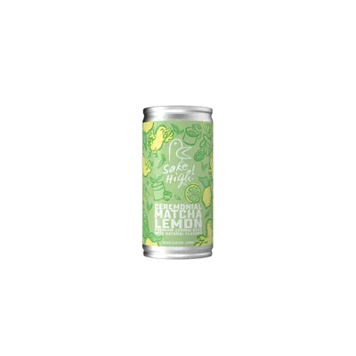SAKE HIGH Ceremonial Matcha Lemon Cocktail 200mL