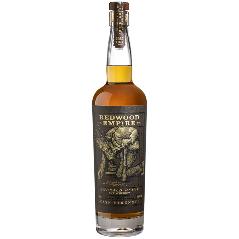 Redwood Empire Emerald Giant Cask Strength Rye Whiskey view 1