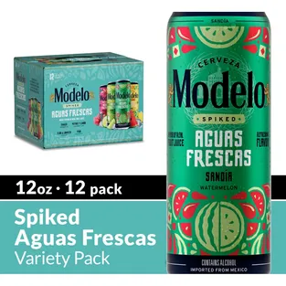 Modelo Spiked Aguas Frescas Flavored Malt Beverage Flavored Variety