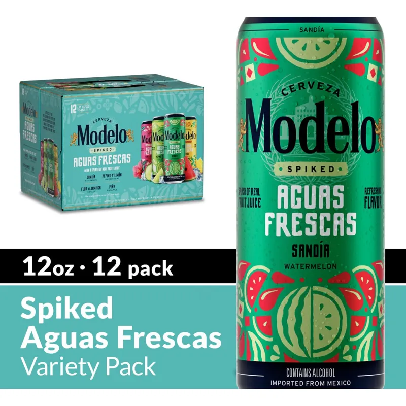 Modelo Spiked Aguas Frescas Flavored Malt Beverage Flavored Variety view 1