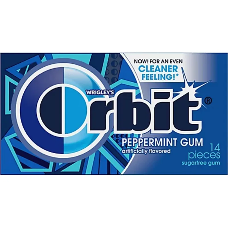 Orbit Peppermint Sugarfree Gum view 1