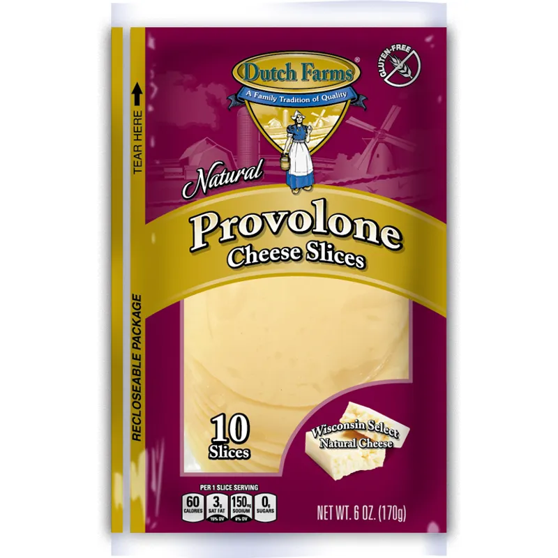 Dutch Farms Provolone Cheese Slices view 1