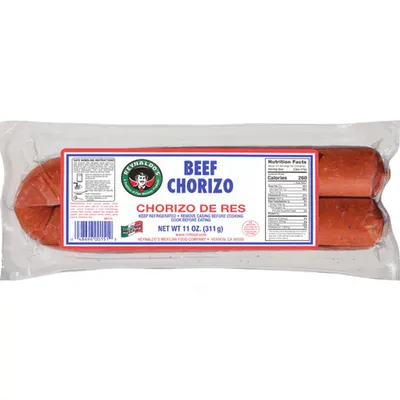 Reynaldo's Beef Chorizo 11 oz