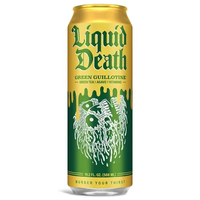 Liquid Death Green Guillotine Green Tea 19.2 oz Can