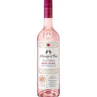 Menage A Trois Hot Pink Rose Wine