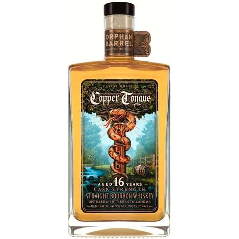 Orphan Barrel Copper Tongue 16 Year Old Cask Strength Straight Bourbon Whisky view 1