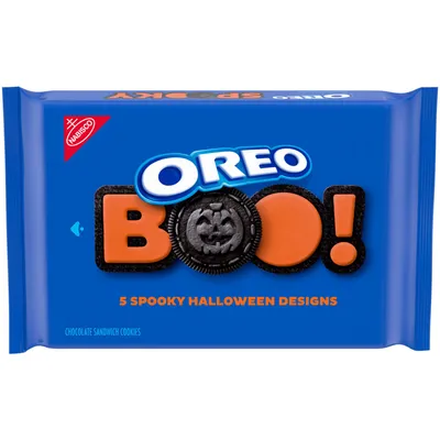 OREO Orange Creme Chocolate Sandwich Cookies Halloween Edition 18.71 oz
