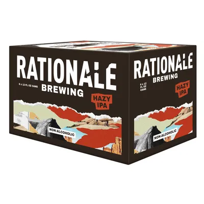 RationAle Brewing Hazy IPA Non-Alcoholic 6 Pack 12 oz Cans