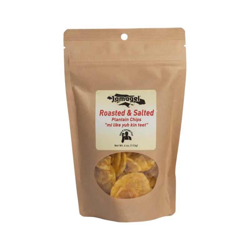 Jamagel Plantain Chips Roasted & Salted view 1