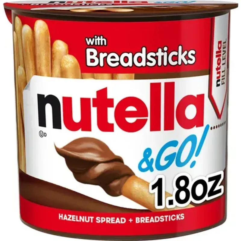 Nutella & Go! Hazelnut Spread & Breadsticks Box view 1