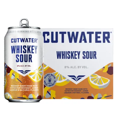Cutwater Whiskey Sour 4 Pack 12 oz Cans