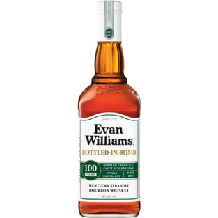 Evan Williams White Label Bottled-in-Bond Kentucky Straight Bourbon Whiskey