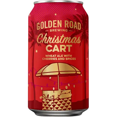 Golden Road Brewing Christmas Cart Wheat Ale 6x 12oz Cans